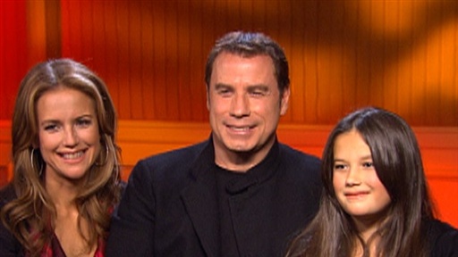 John Travolta, Kelly Preston and Ella Bleu Make 'Old Dogs' a Fam Video