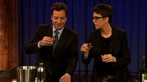 Cocktails With Rachel Maddow: Pickleback Shots