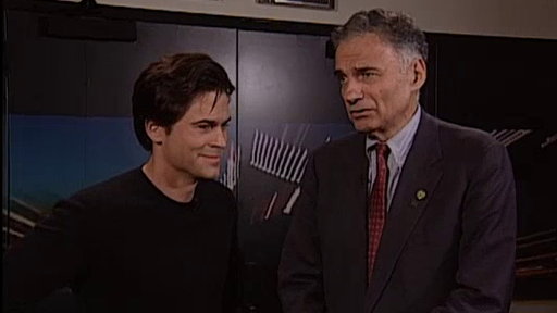 Ralph Nader Backstage