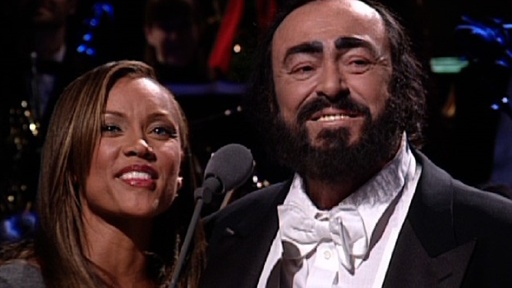 Pavarotti and Vanessa Williams