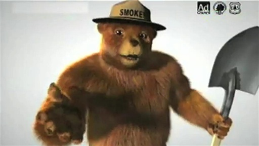 Smoky the Bear's New Ad