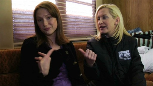 Angela and Ellie Talk Michael Scott