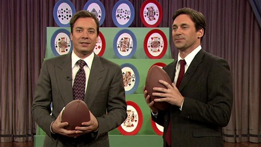 Jon Hamm: Football Poker Video