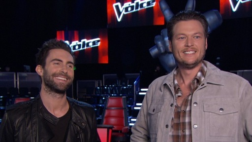 Adam Levine & Blake Shelton Find Humor On 'the Voice' Video