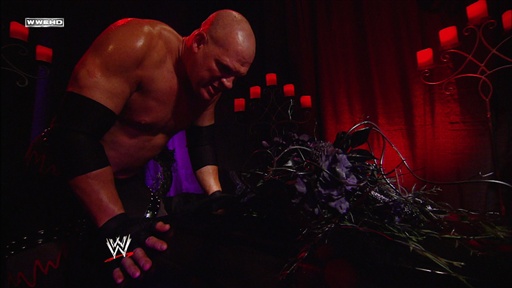 Kane Addresses the Four Superstars in the Fatal Four-Way