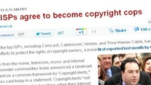 ISP's Six Strikes Plan Cracks Down On Piracy