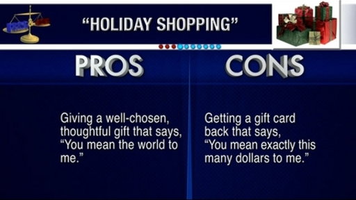 Pros and Cons: Holiday Shopping Video