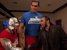 The Great Khali Greets Rey Mysterio