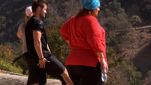 Hiking up Runyon Canyon
