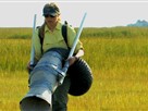 Giant Vacuum to Help Bugs in Oiled Marshes?