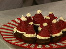 Daphne's Tip: Santa Hat Brownies