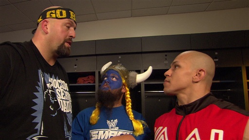Kaval Asks Big Show for a Spot On the WWE Bragging Rights Team