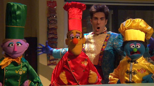 Sesame Street : Cast Iron Cooks With Jason Schwartzman