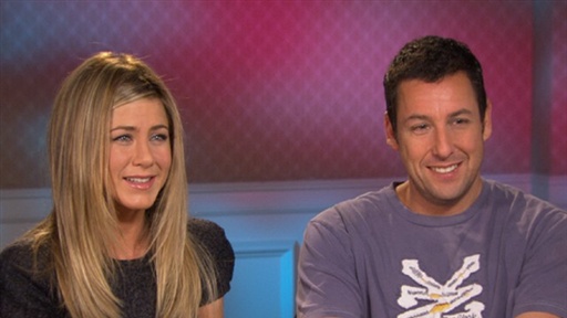 Jennifer Aniston & Adam Sandler Talk Working With Brooklyn Decke Video