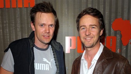 Edward Norton & Joel McHale at PUMA's Af...