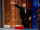 Late Night with Jimmy Fallon | Beer Pong With Chris Evans