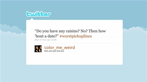 Hashtags: Worst Pick-Up Lines Video