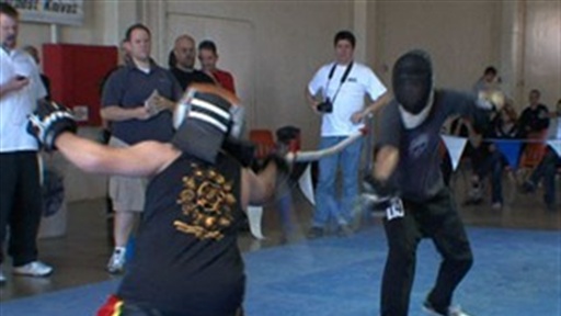 Fighting Knife Challenge Video