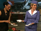 Daphne Visit the Pan Am Set