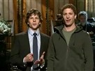 Mark Zuckerberg Meets Jesse Eisenberg on SNL