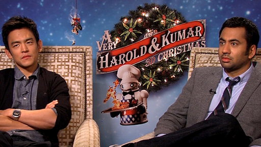 Kal Penn & John Cho Talk 3D Nudity in 'A Very Harold & Kumar 3D Video