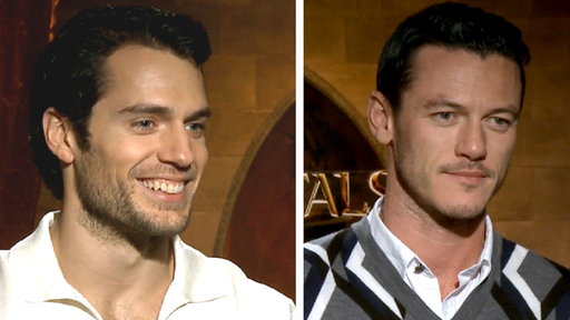 How Did Henry Cavill & Luke Evans Bulk Up For 'Immortals'? Video