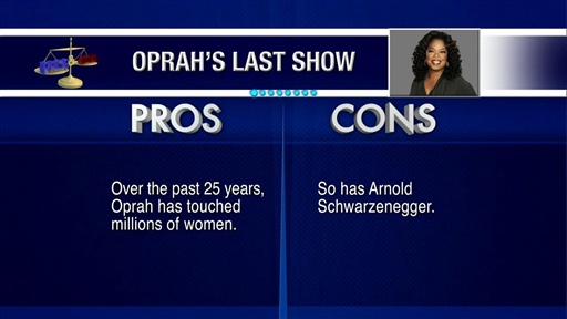 Pros and Cons: Oprah's Last Show Video