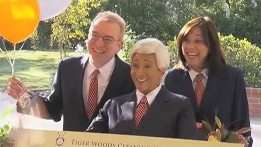 Tiger Woods Cleaning House