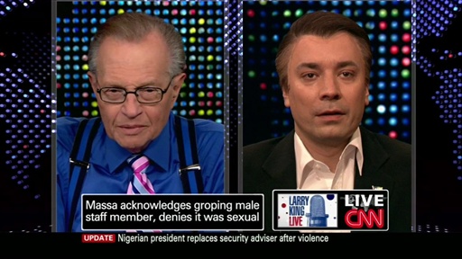 Eric Massa On Larry King Live: Bonus Foo...