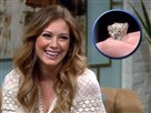 Hilary Duff Discusses Her Wedding Day; Shows Off Her Giant Rock!