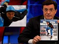 The Colbert Report - Stephen Challenges Shani Davis