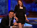 The Colbert Report - Stephen Challenges Shani Davis: Katherine Reutter