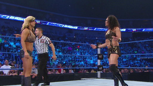 AJ & Kaitlyn vs. Tamina & Alicia Fox