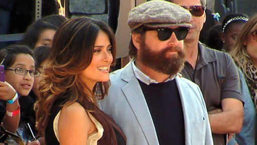 Zach Galifianakis' 'Hectic' Time at the 'Puss in Boots' Premiere