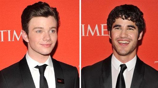 chris hemsworth workout_10. Chris Colfer amp; Darren Criss