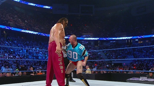 The Great Khali Vs. Local Competitor