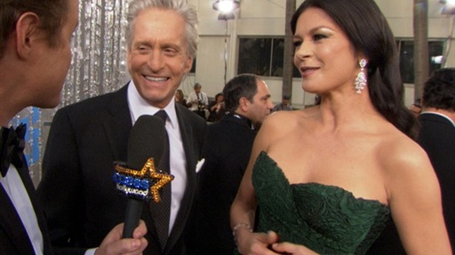 2011 Golden Globes: Michael Douglas Came to 'Smell the Roses' No Video