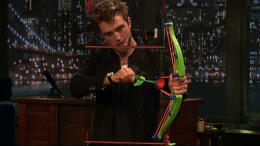 Bow and Arrow Darts With Robert Pattinson Video
