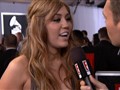 Live From the Red Carpet: 2011 Grammys: Miley Cyrus