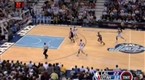 NBA: Derek Fisher Picks Off the Pass for the Fast Break Score