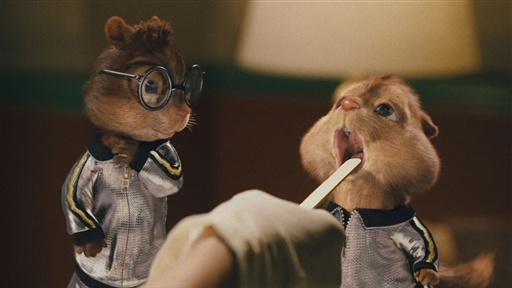 Alvin and The Chipmunks are tired