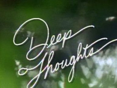 Deep Thoughts: Doves