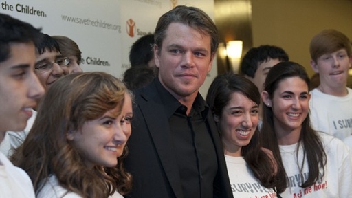 Save the Children Honors Matt Damon Video