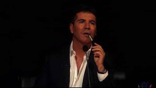 Simon Cowell's Creepy Leer!