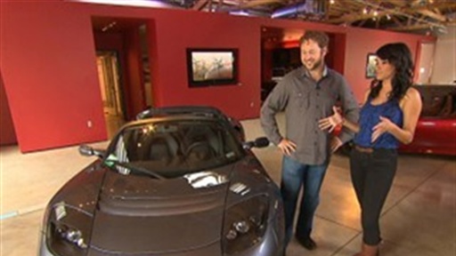 Tiffany Rides the 2.5 Tesla Roadster Video