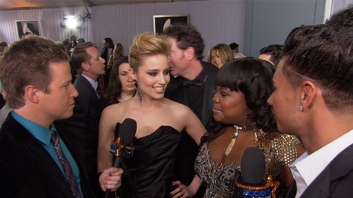 2011 Grammy Awards: Dianna Agron & Amber Riley Are Goo Goo for G Video