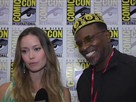 Summer Glau and Keith David