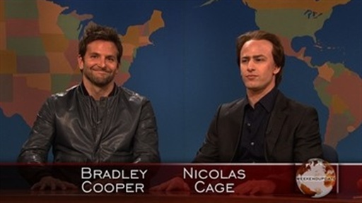 Weekend Update: Nicolas Cage and Bradley Cooper Video