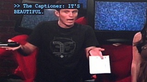 Closed Captioning Stunt