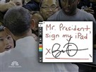 Supporter to Obama: ‘Sign My IPad’